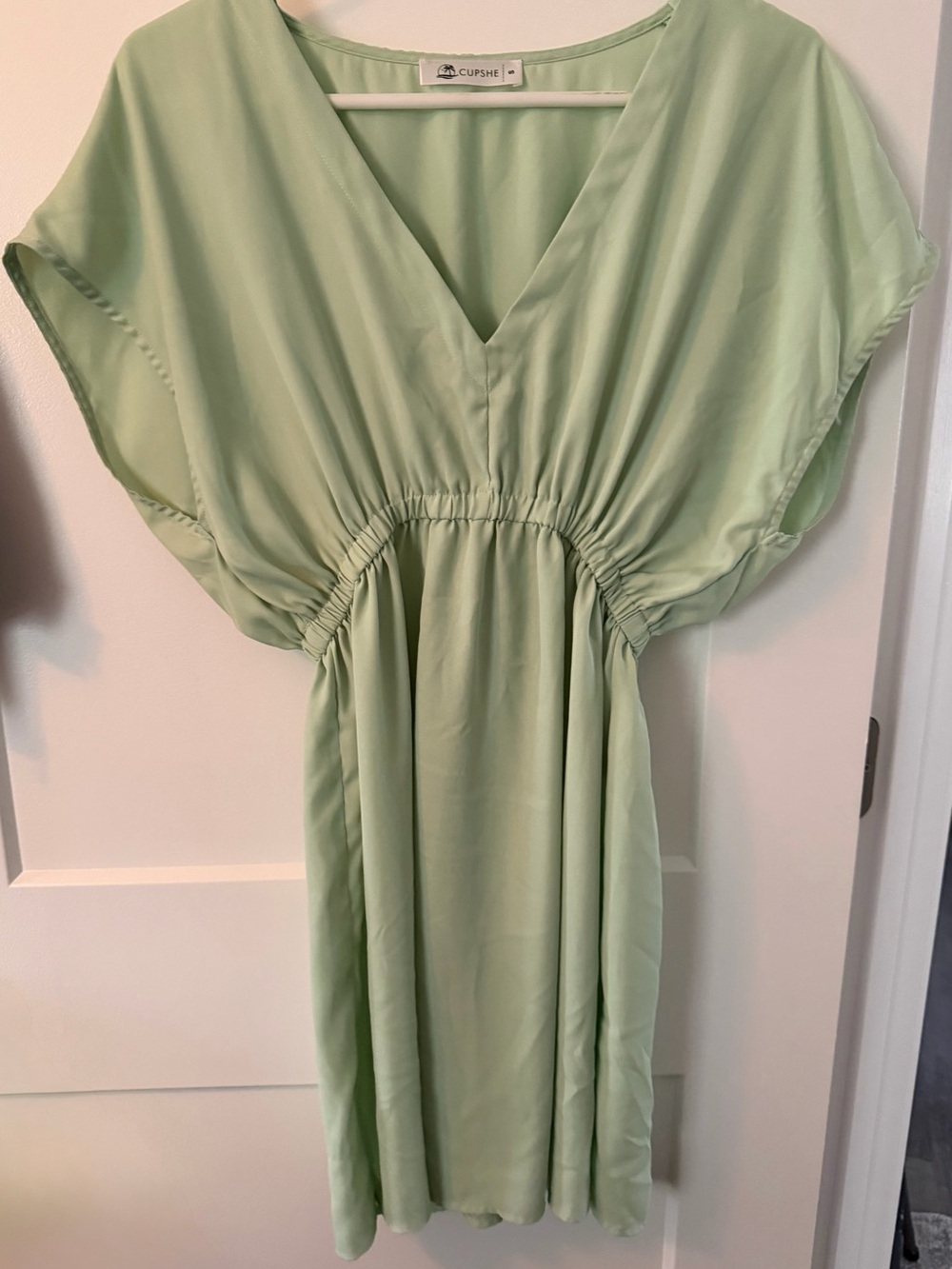 Cupshe Mint V-Neck Coverup Dress